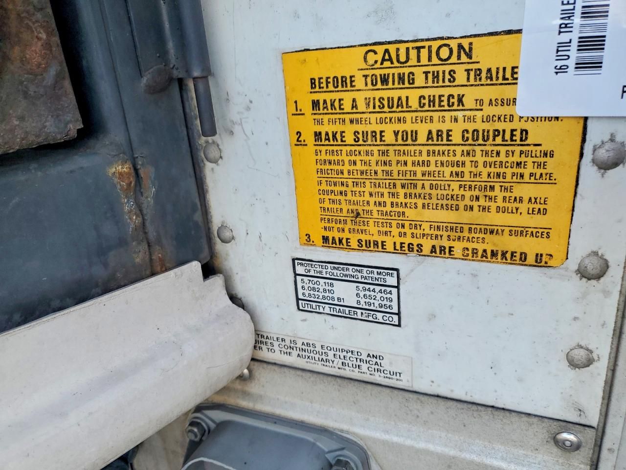 2016 Utility Refrigerated Van Trailer-Refrigerated Van Traile