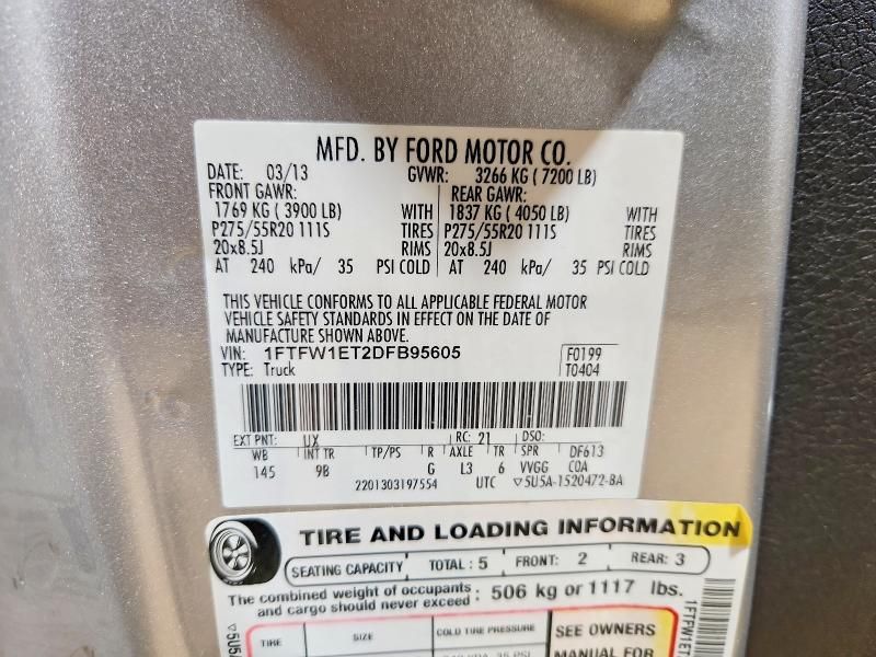 2013 Ford F150 Supercrew