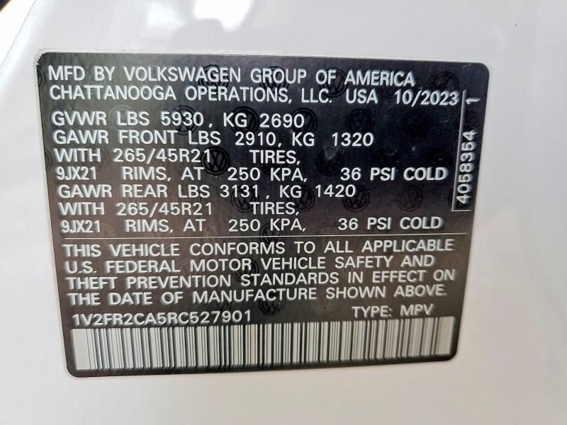 2024 Volkswagen Atlas sel Premium R-line