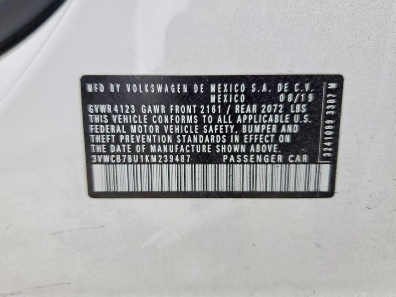 2019 Volkswagen Jetta s