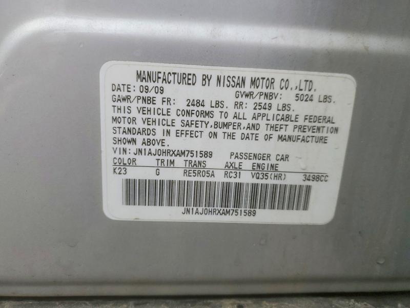 2010 Infiniti Ex35 Base
