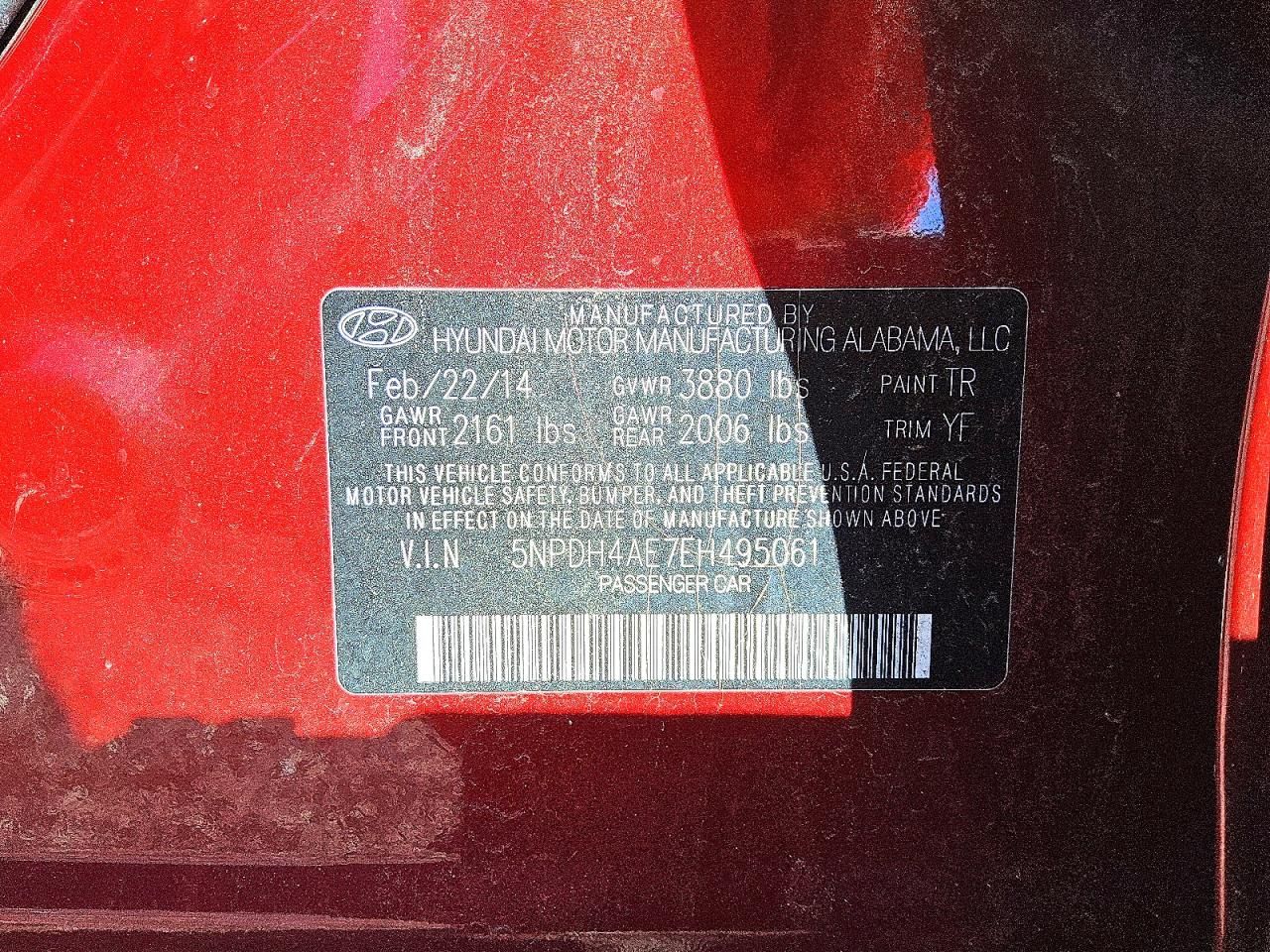 2014 Hyundai Elantra se