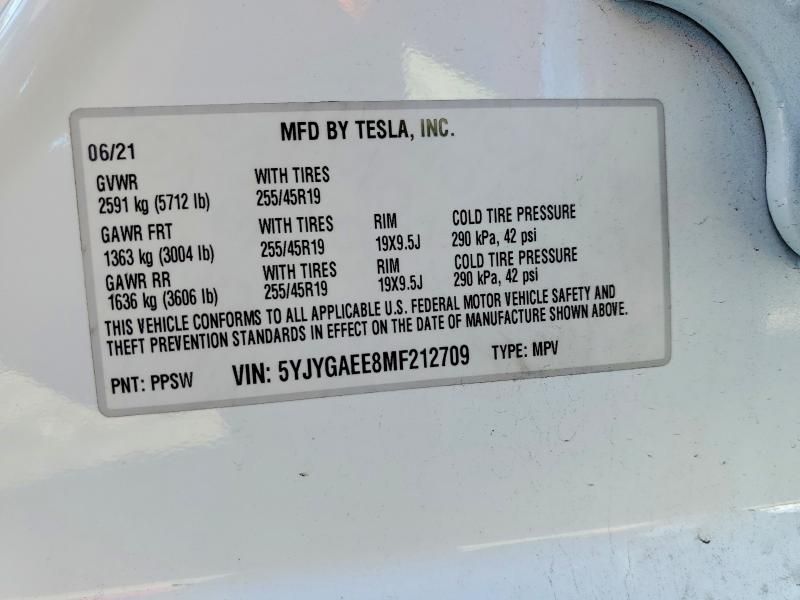 2021 Tesla Model y