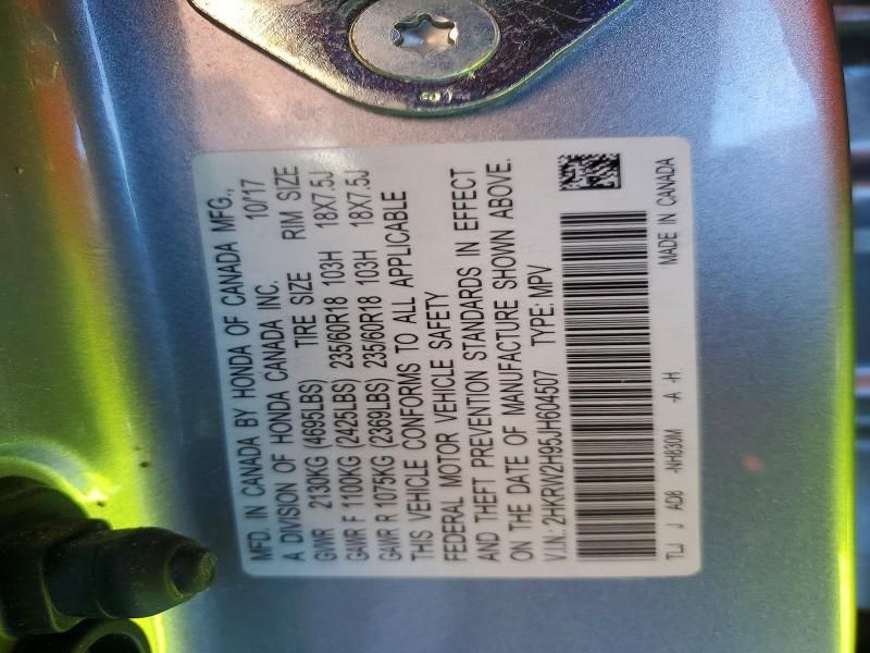 2018 Honda Cr-v Touring