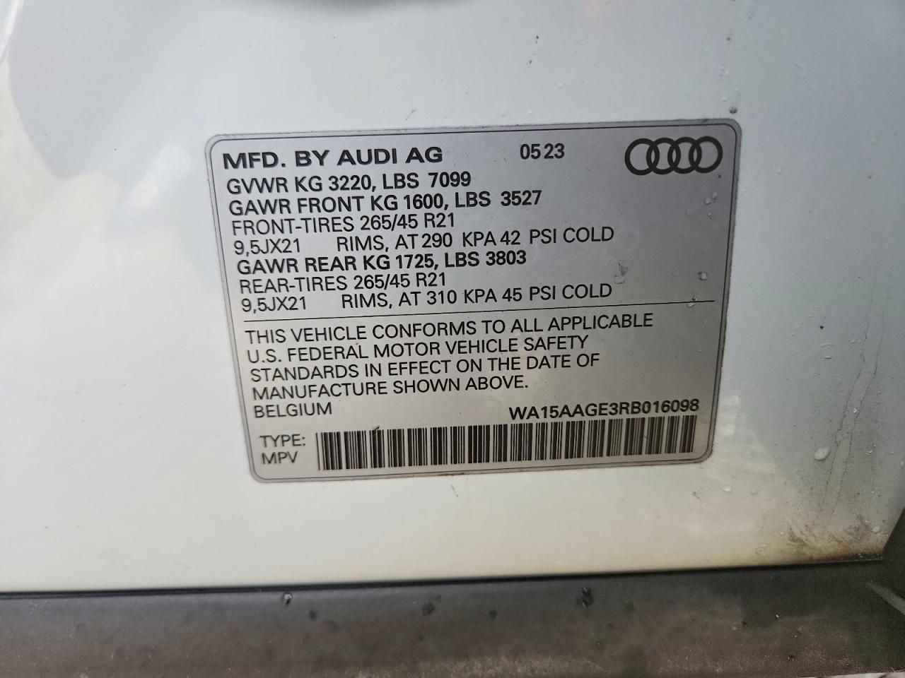 2024 Audi Q8 E-tron Premium Plus