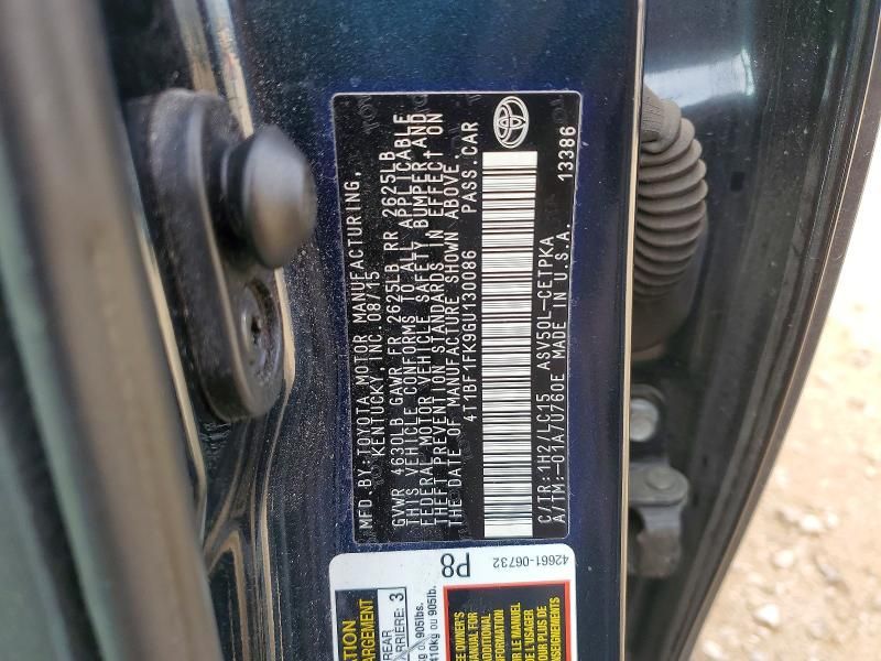 2016 Toyota Camry le