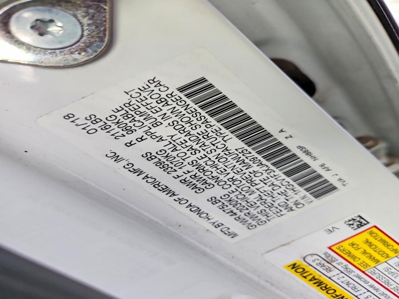 2018 Honda Accord Sport