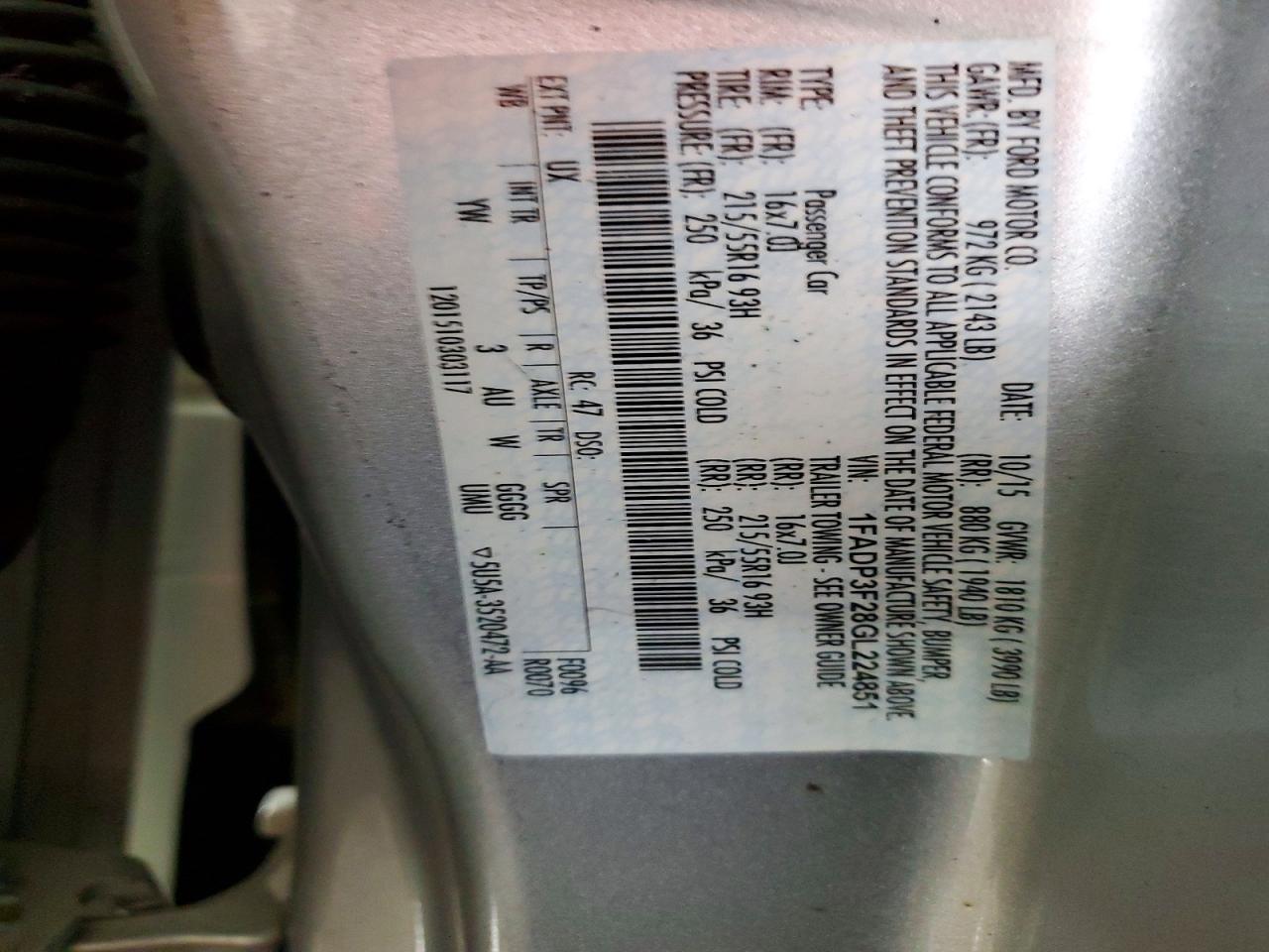 2016 Ford Focus se