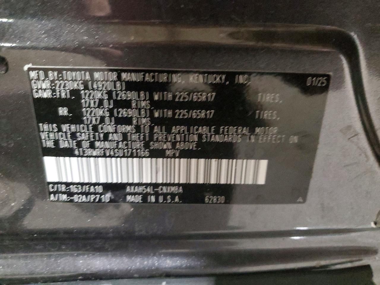 2025 Toyota Rav4 xle