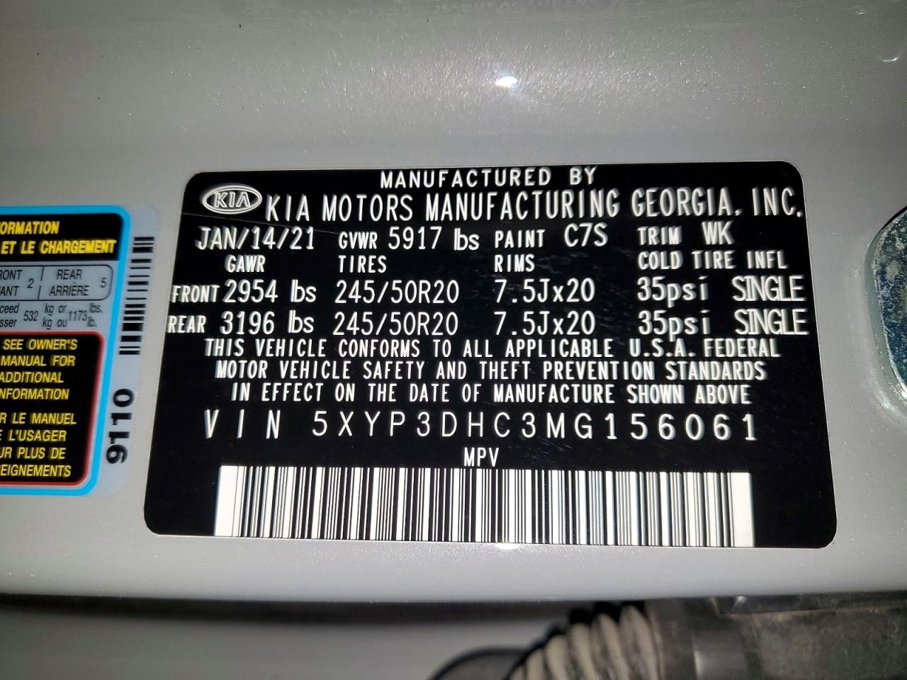 2021 KIA Telluride ex