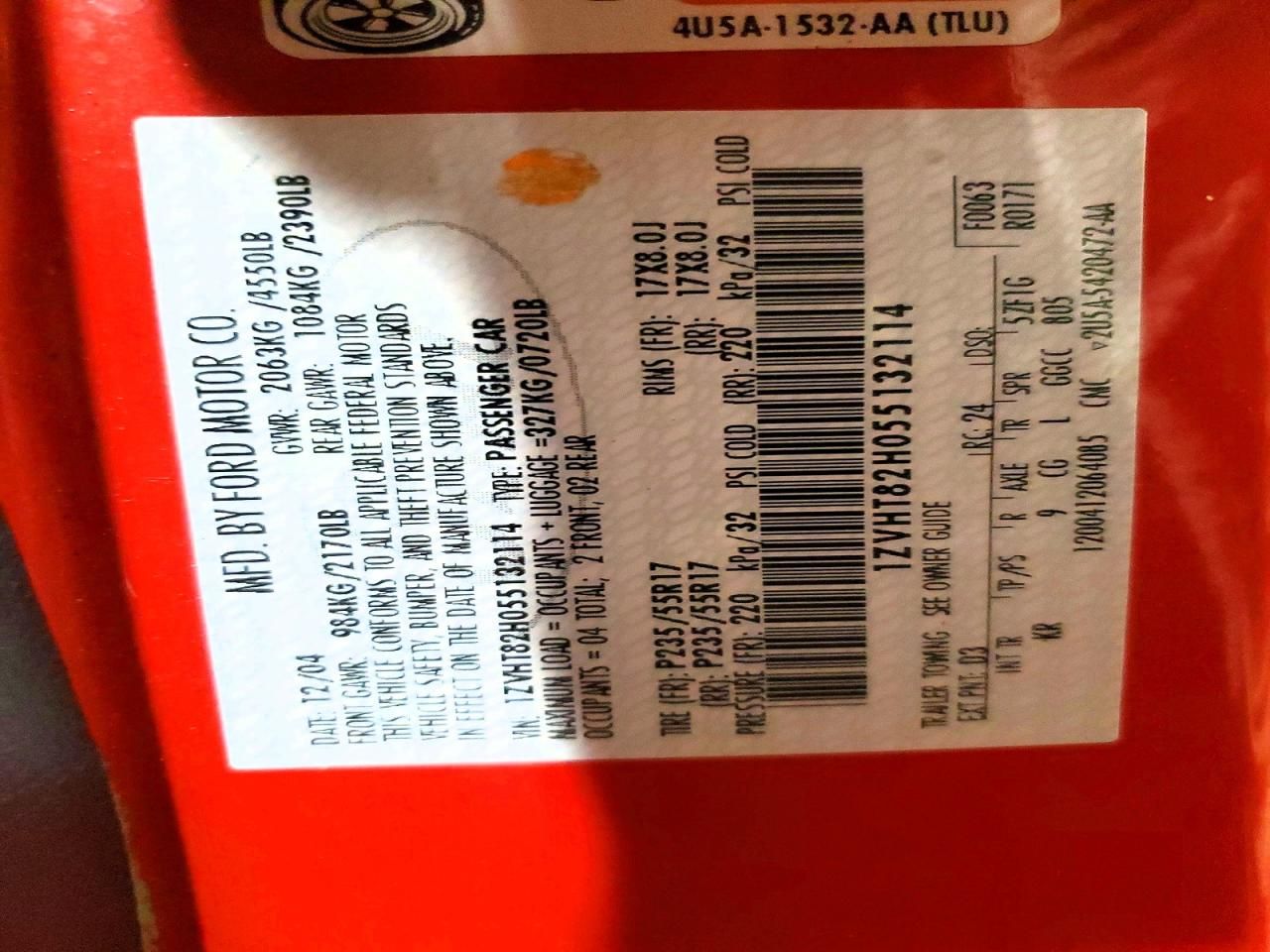 2005 Ford Mustang gt