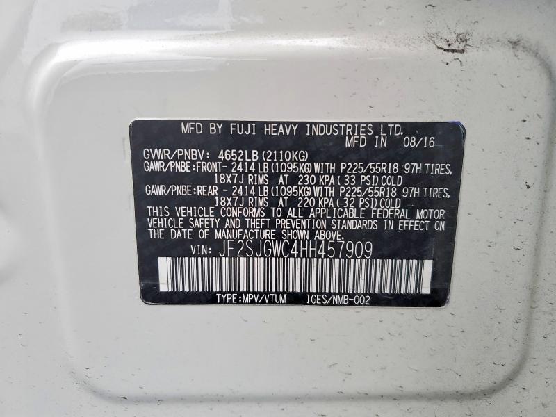 2017 Subaru Forester 2.0xt Touring