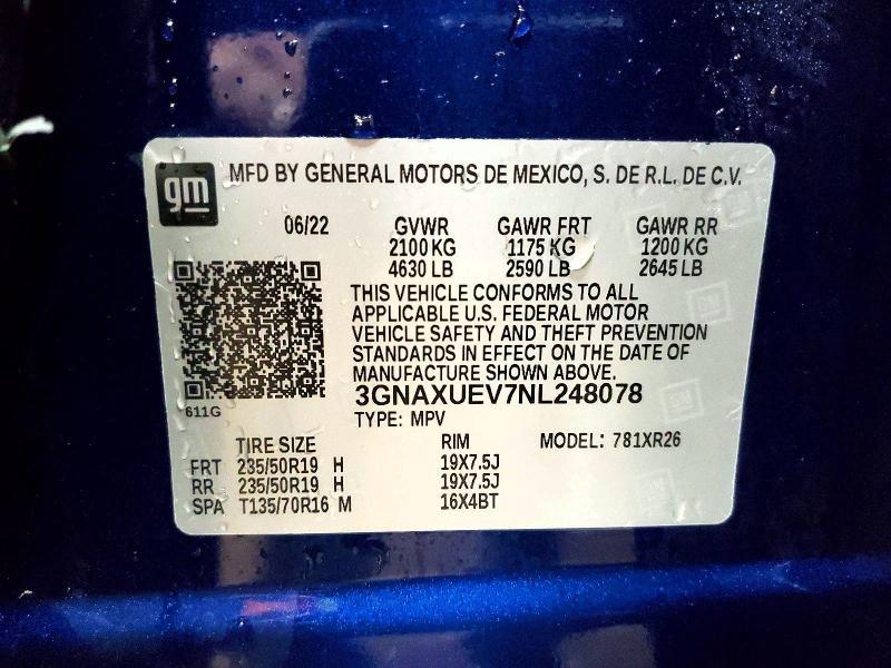 2022 Chevrolet Equinox lt