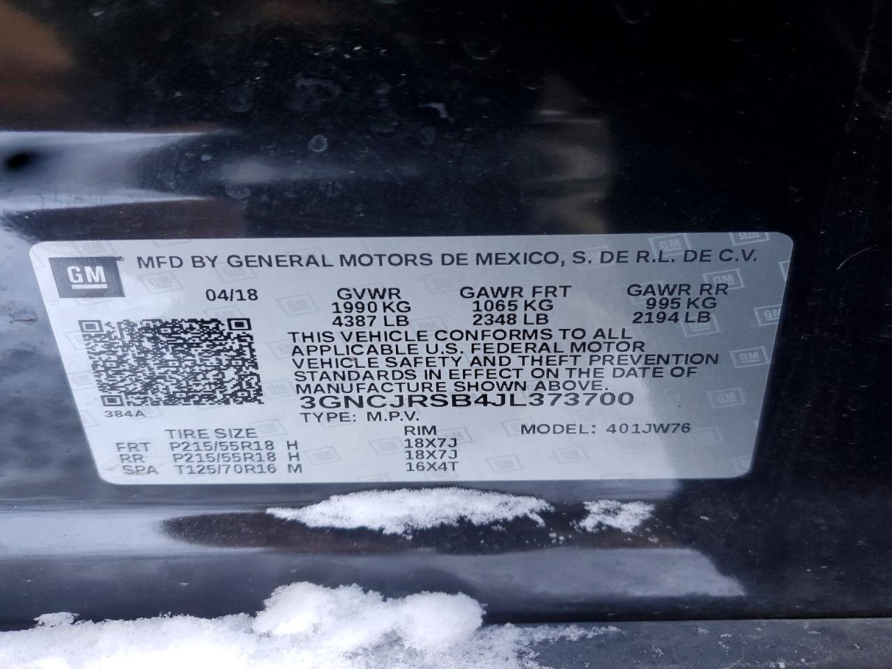2018 Chevrolet Trax Premier