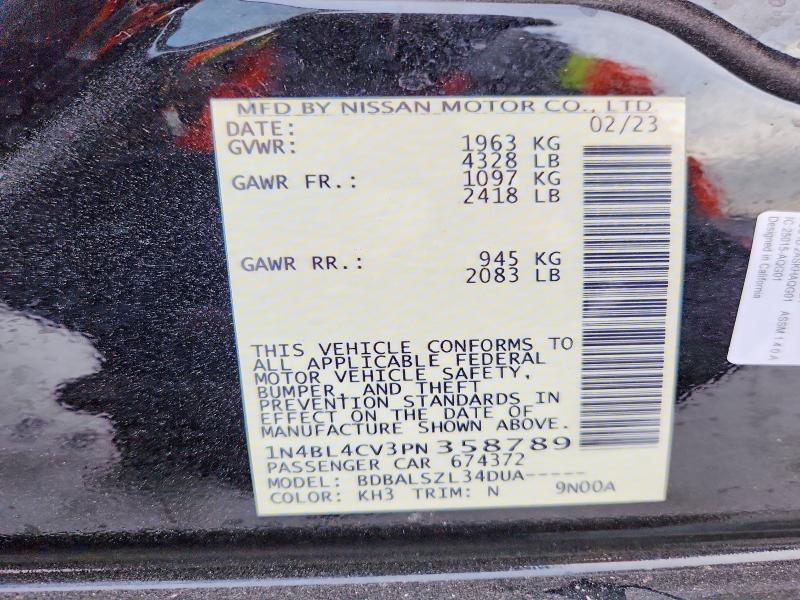 2023 Nissan Altima sr