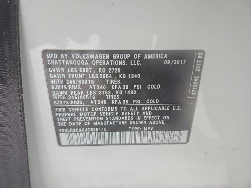 2018 Volkswagen Atlas se