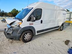 Salvage trucks for sale at Fort Pierce, FL auction: 2018 Dodge RAM Promaster 2500 Delivery Van