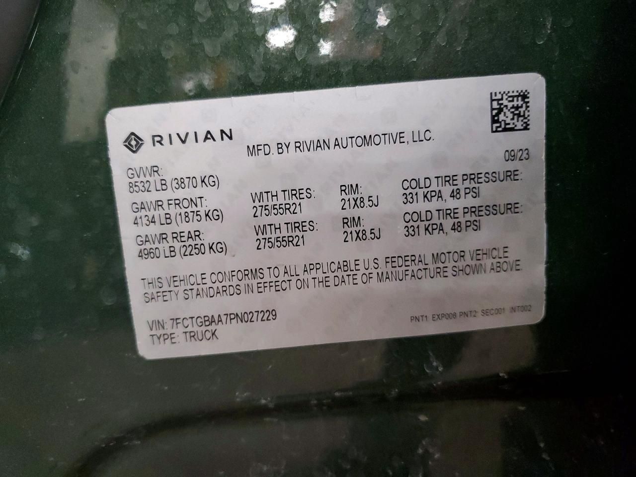 2023 Rivian R1T Adventure