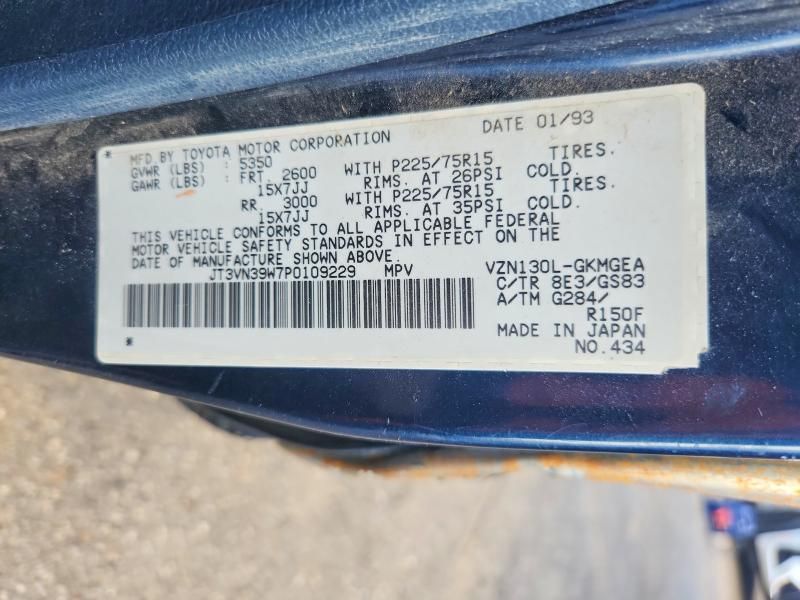 1993 Toyota 4runner Vn39 SR5