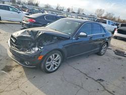 Mercedes-Benz salvage cars for sale: 2009 Mercedes-Benz C 300 4matic