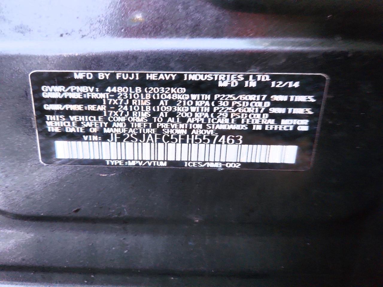 2015 Subaru Forester 2.5i Premium