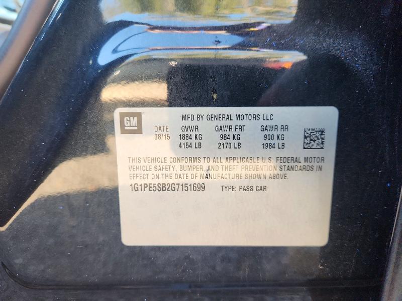 2016 Chevrolet Cruze Limited lt