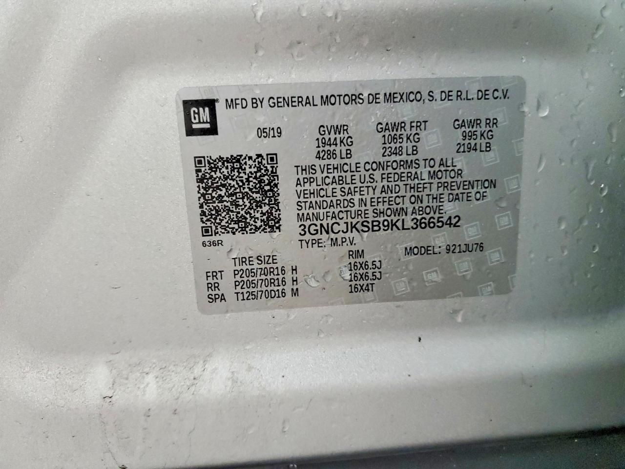 2019 Chevrolet Trax ls