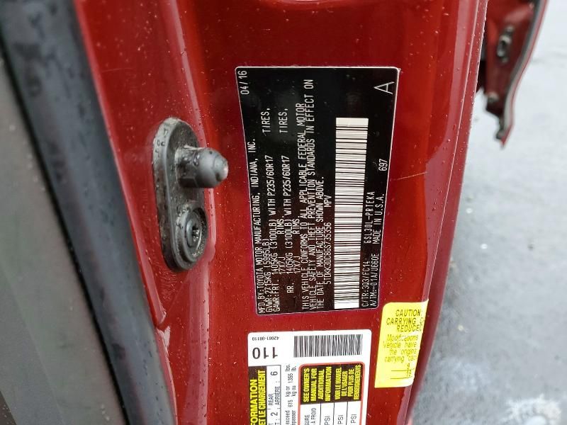 2016 Toyota Sienna le