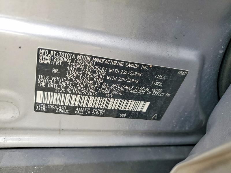 2022 Toyota Rav4 xle Premium