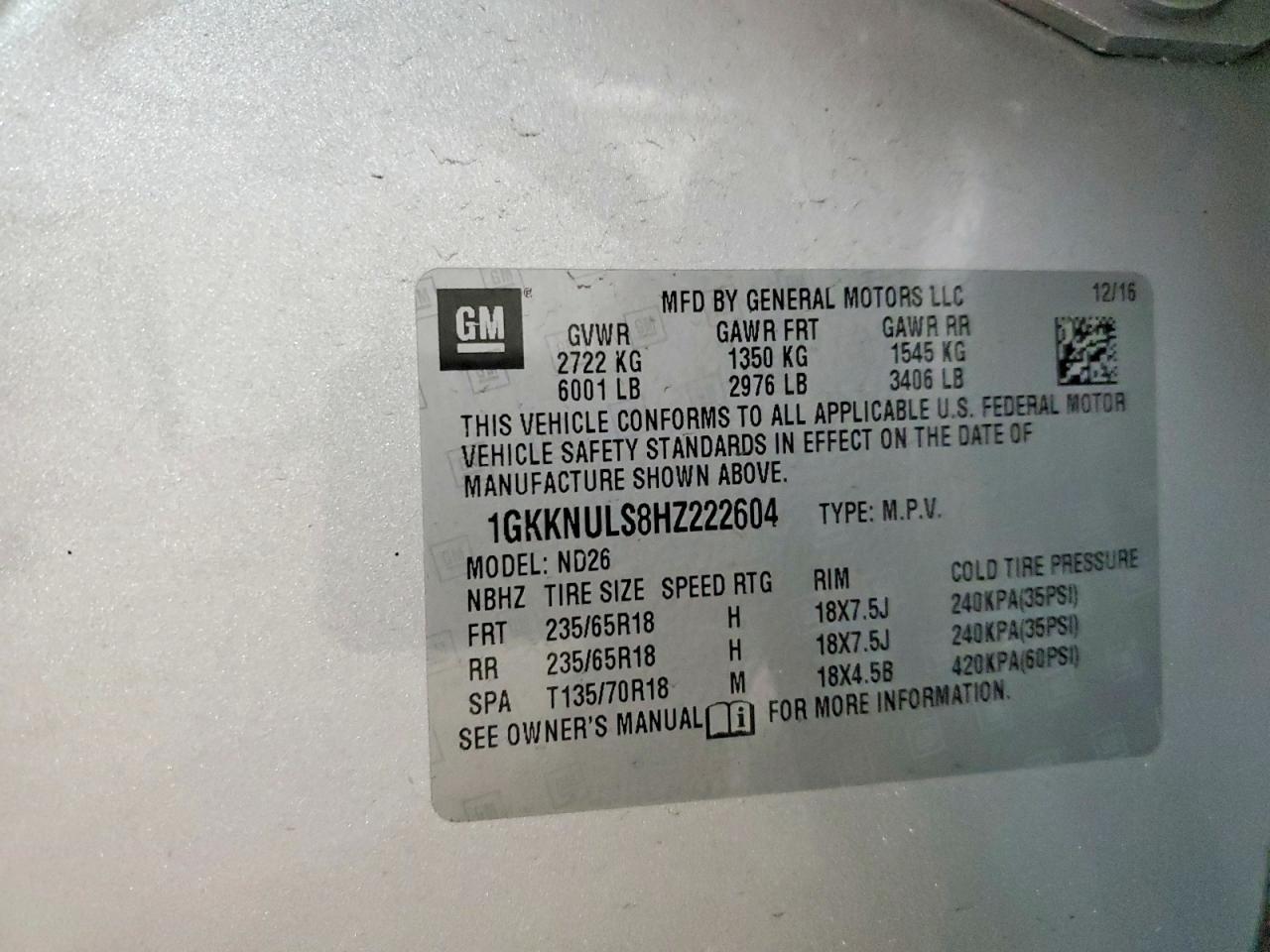 2017 GMC Acadia Slt-1