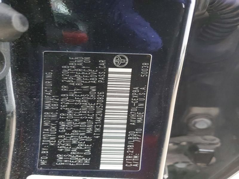 2022 Toyota Camry Hybrid xse