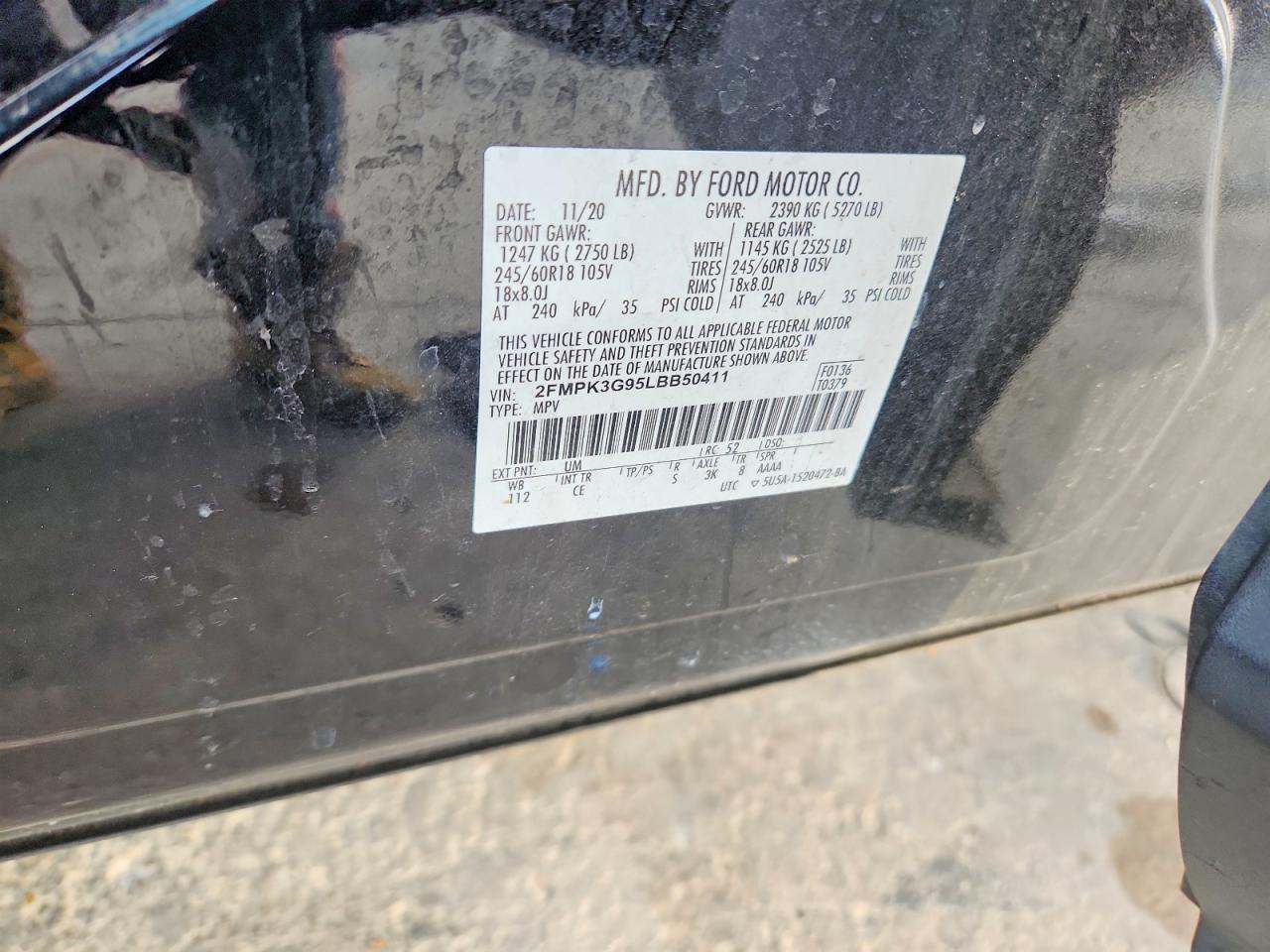2020 Ford Edge se