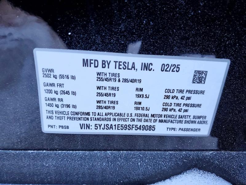 2025 Tesla Model s
