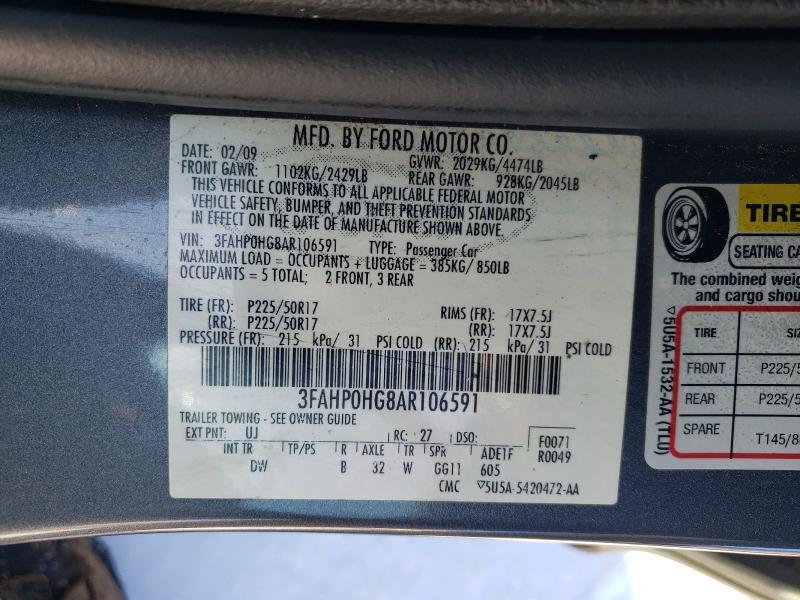 2010 Ford Fusion se
