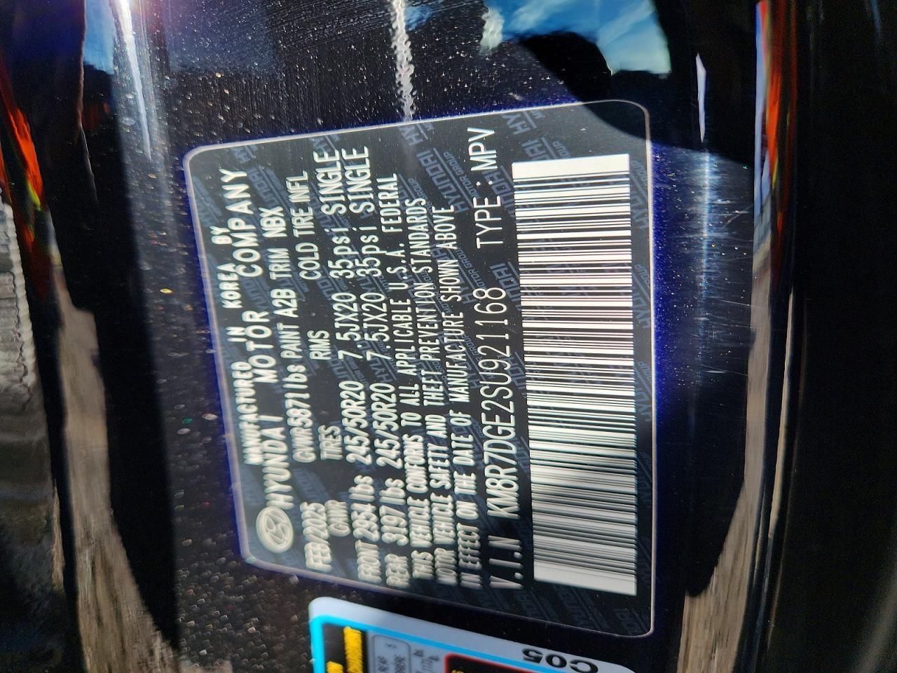 2025 Hyundai Palisade Calligraphy