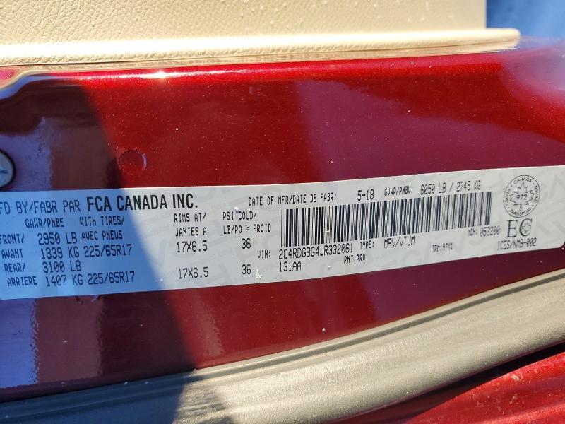 2018 Dodge Grand Caravan se