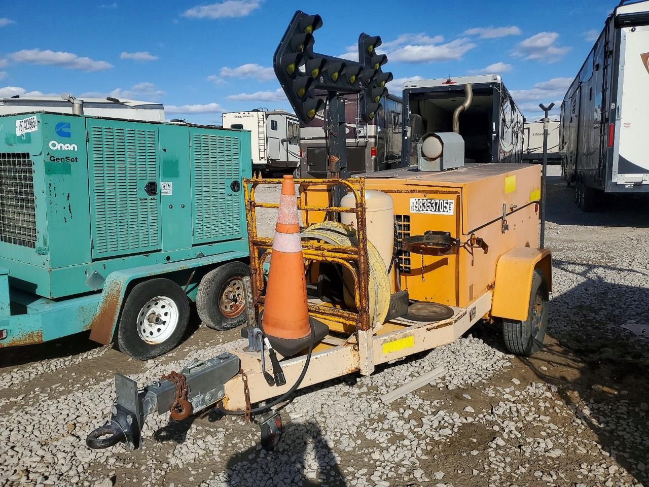 2001 Team Fenex F151 NP Manhole Support Trailer