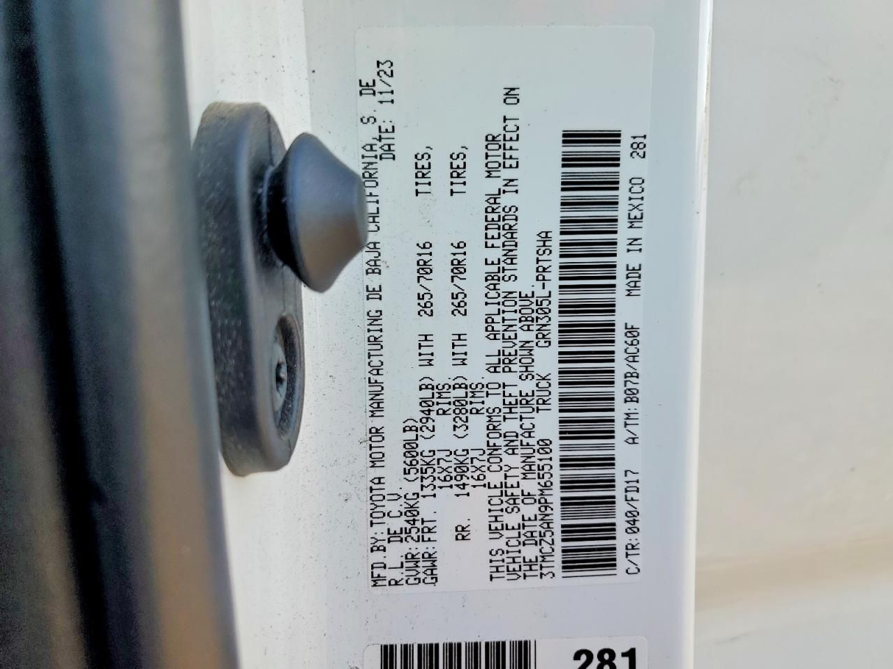 2023 Toyota Tacoma Double cab