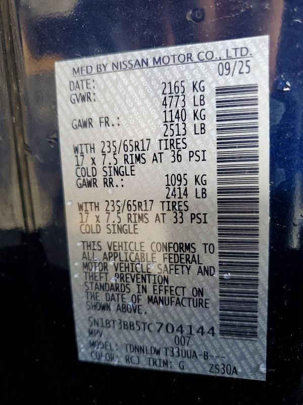 2026 Nissan Rogue sv