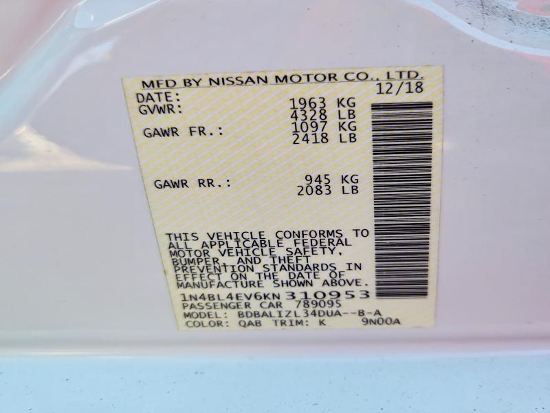 2019 Nissan Altima sl