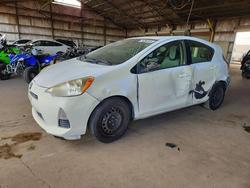 Salvage cars for sale from Copart Phoenix, AZ: 2012 Toyota Prius c