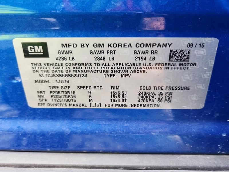 2016 Chevrolet Trax ls