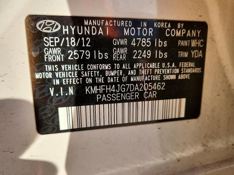 2013 Hyundai Azera gls