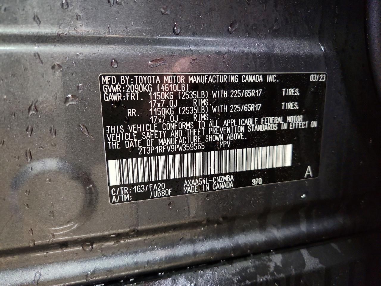 2023 Toyota Rav4 xle