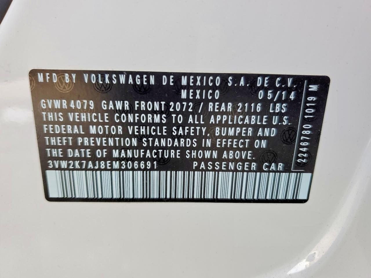 2014 Volkswagen Jetta Base