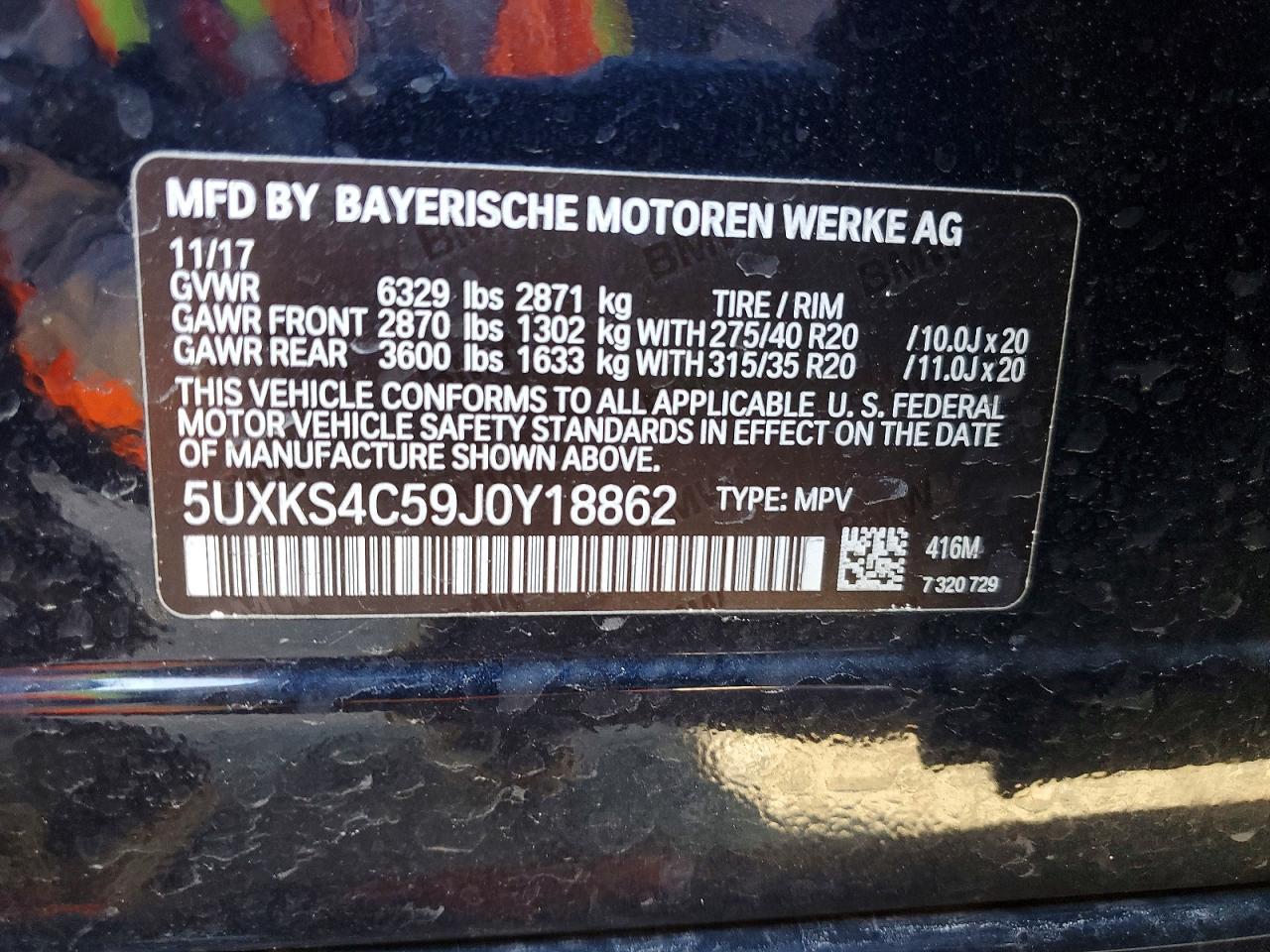 2018 BMW X5 Xdrive35d