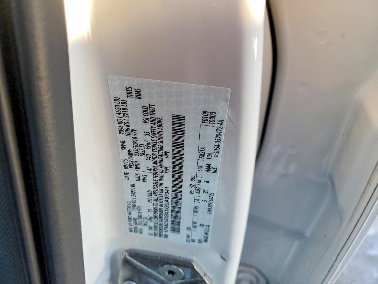 2016 Ford Escape se