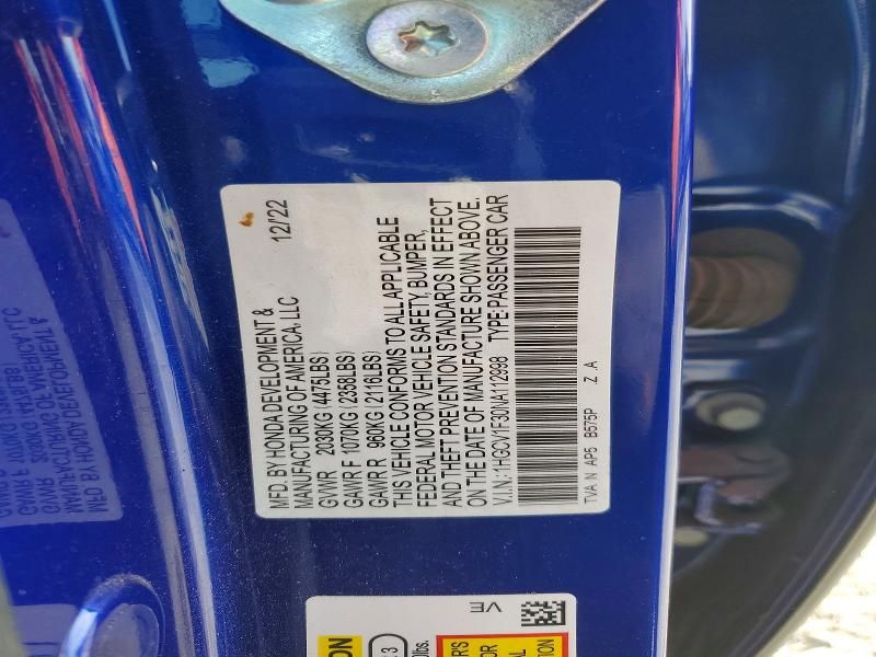 2022 Honda Accord Sport