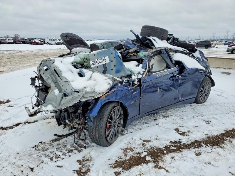 2018 Infiniti Q50 red Sport 400