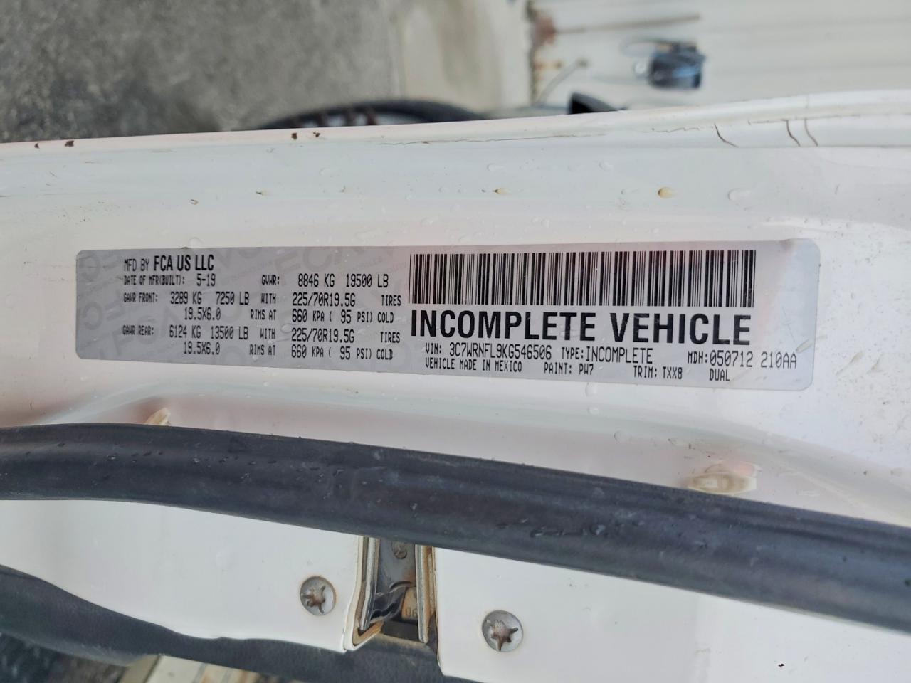 2019 Dodge RAM 5500 Flatbed Truck